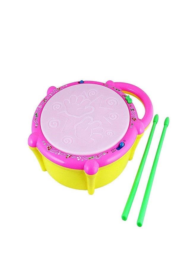 Aganta Drum for Kids Musical Drum for Babies Flash Drum for Kids Musical Drum Toys for Kids Musical Drum Set for Kids Drum with Stick Set for Babies - Image 3